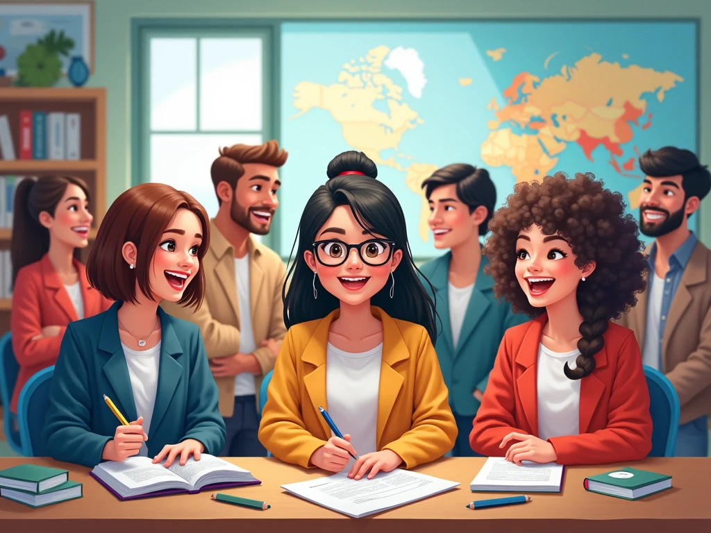 Successful language students at Chalvornthap